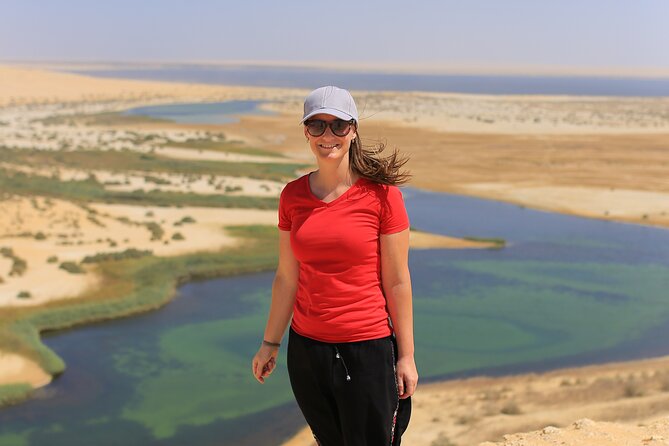 From Cairo 4x4 Safari, Camel Ride, Magic Lake, Waterfalls & Lunch - Wadi El Rayan waterfalls and the first desert views