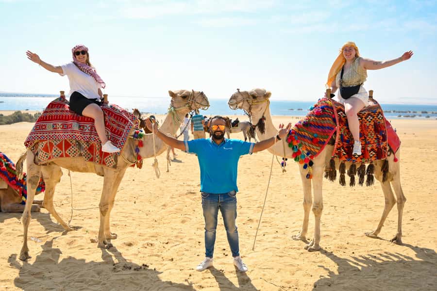 From Cairo: Desert Safari, Camel Ride, Magic Lake, & Lunch - Wadi El Rayan brings water to the desert