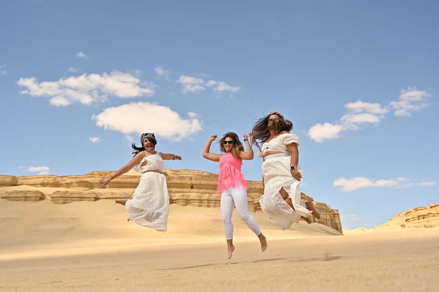 From Cairo: Desert Safari, Camel Ride, Magic Lake, & Lunch - Camel or horse ride beside Wadi El Rayan Lake