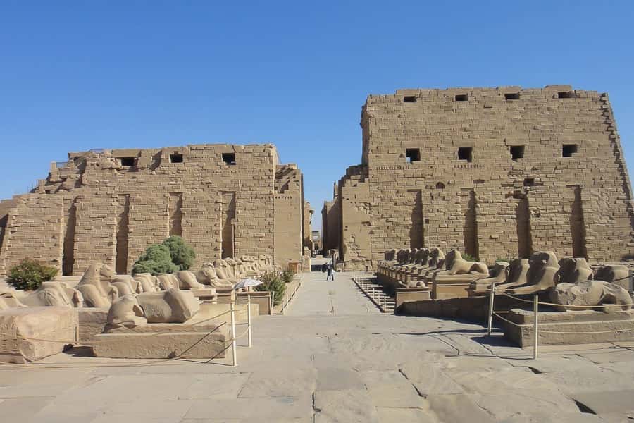From Cairo: Private All-Inclusive Tour of Luxor by Plane - Karnak shows the scale of ancient Thebes
