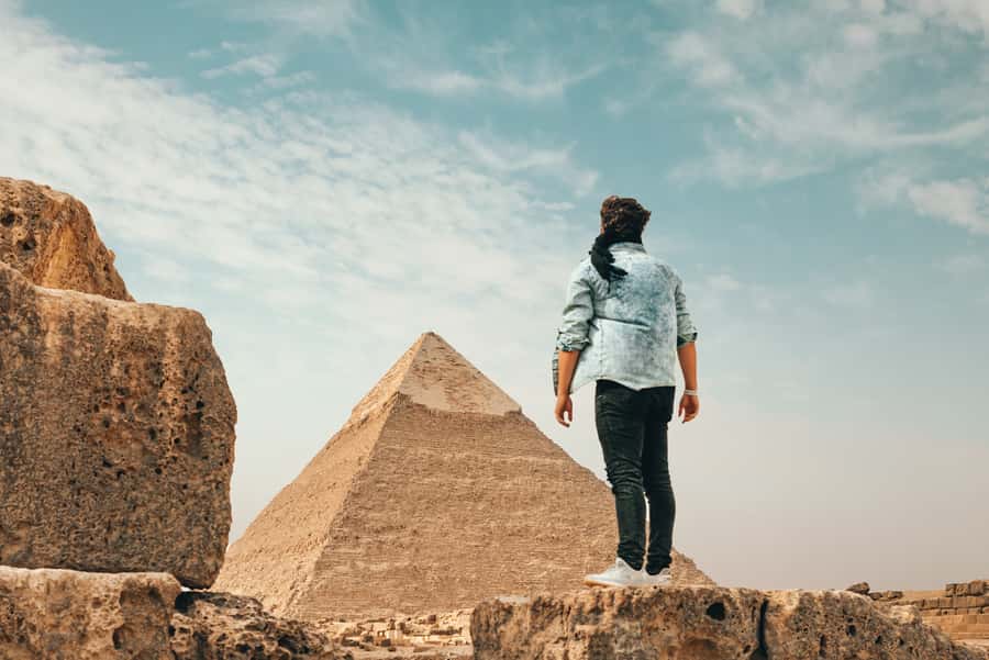 From Cairo: Pyramids of Giza, Sphinx, Saqqara & Memphis Tour - The Giza Plateau and three royal pyramids