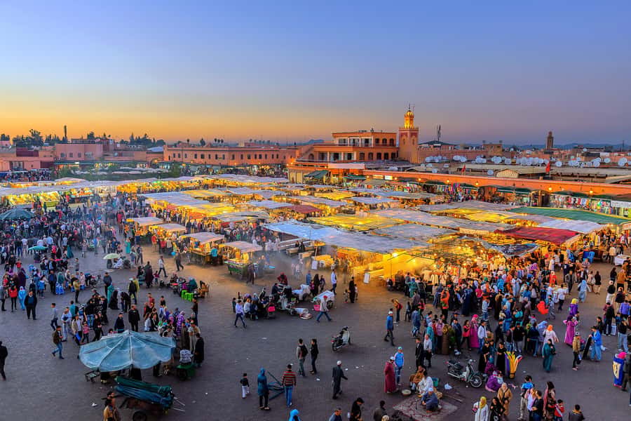From Casablanca: Marrakech Guided Day Trip with Camel Ride - Djemaa el-Fna, Marrakech’s open-air stage