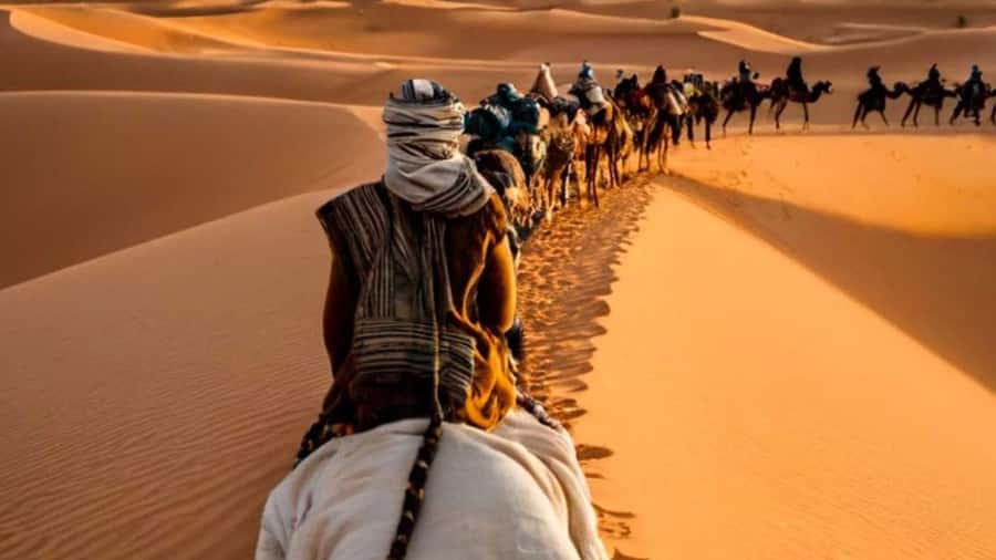 From Fes: 2-Day Merzouga Desert Trip w/Luxury Tent & Dinner - The long road from Fes to the Sahara