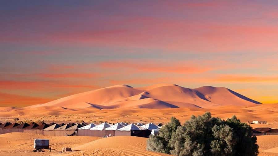 From Fes: 2-Day Merzouga Desert Trip w/Luxury Tent & Dinner - Midelt, lunch, and the Ziz Valley