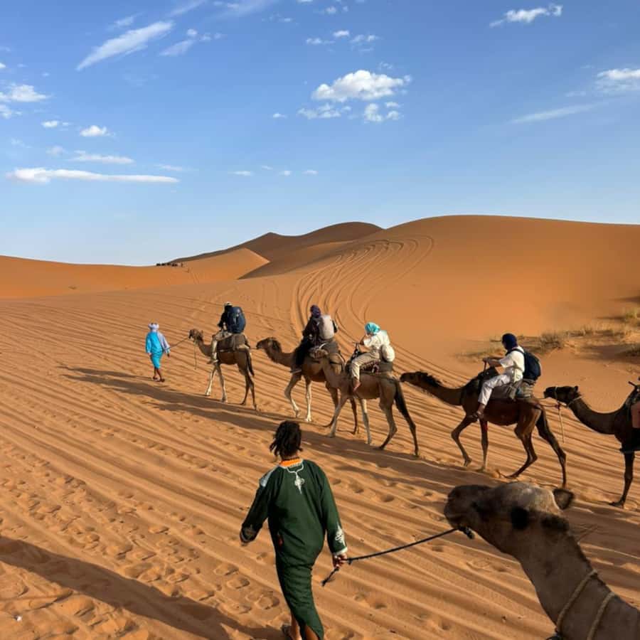 From Fes: 2 Day Round Trip Via Merzouga Desert & Camel Trek - Ziz Valley and Erfoud change the scenery again