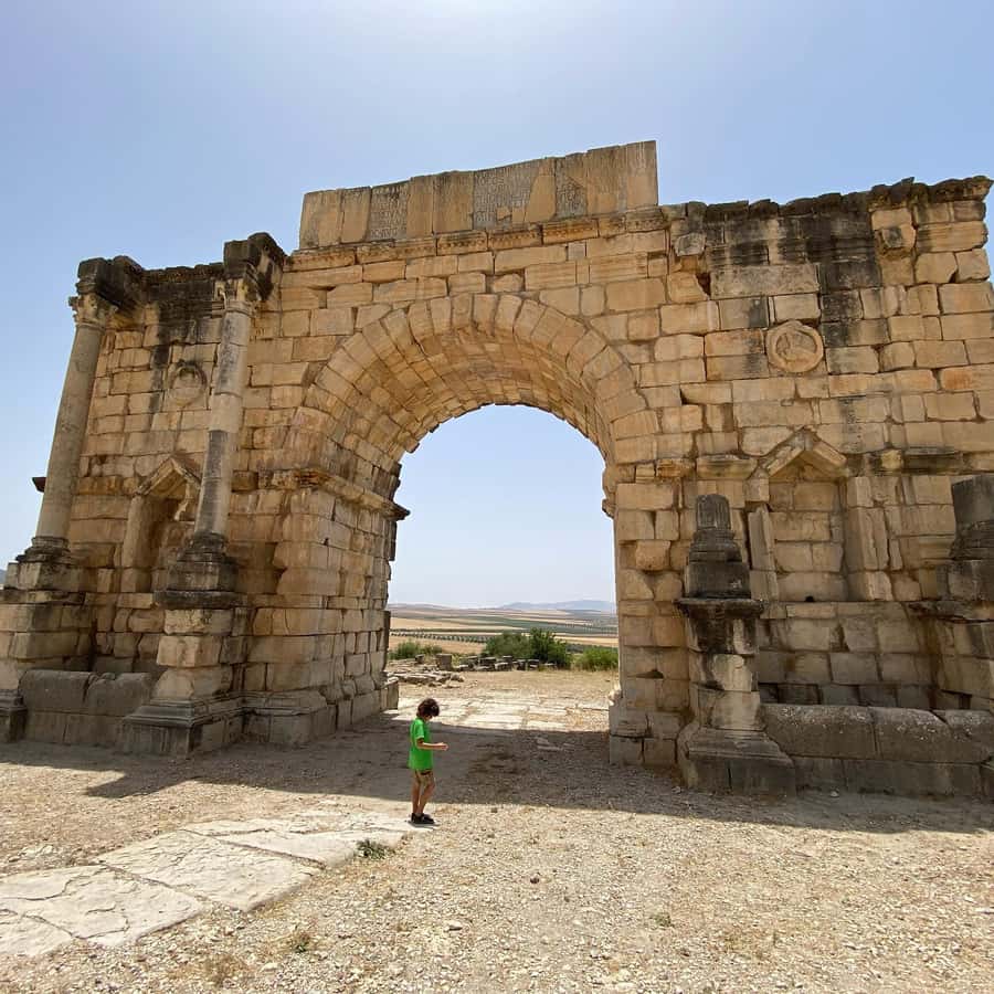 From Fez: Volubilis Moulay Idriss and Meknes Day Trip - Lunch and the transition to Meknes
