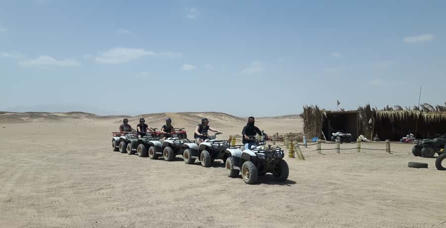 From Hurghada: Makadi Bay ATV Tour - The ride from Hurghada to Makadi Bay