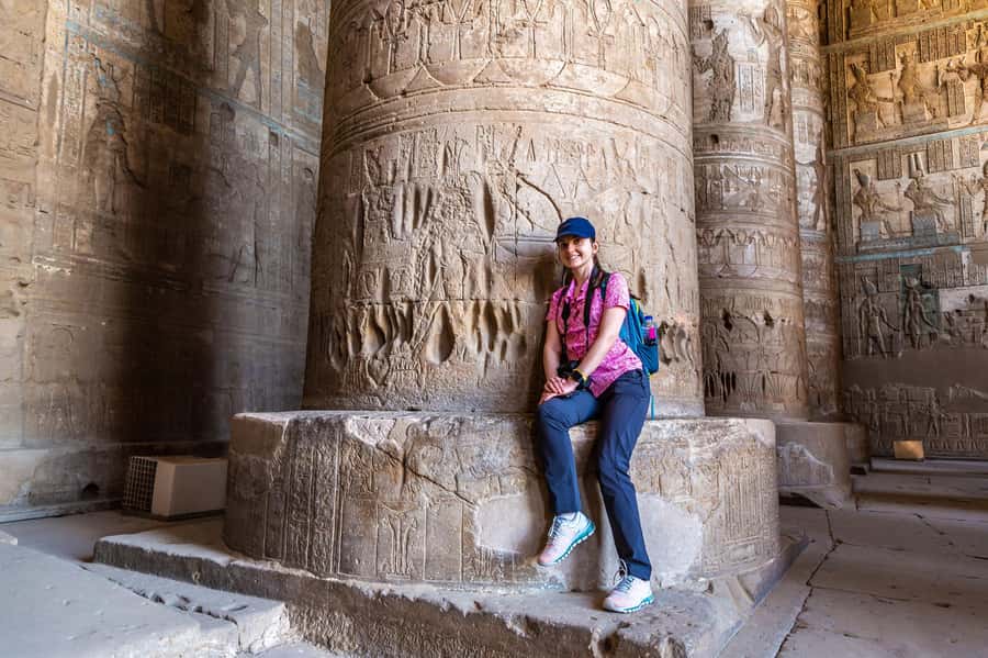 From Luxor: Dendera Temple All-Inclusive Tour & Felucca Ride - The zodiac ceiling and upper areas