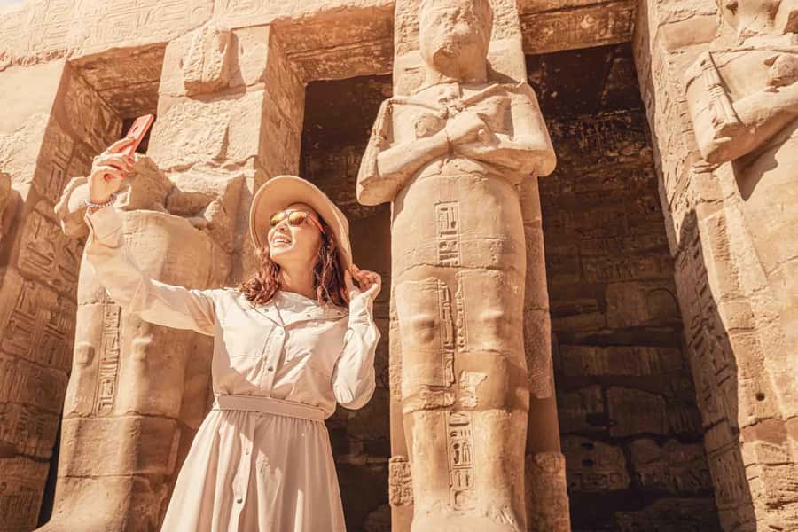 From Luxor: Guided Tour to East or West Banks with Lunch - Luxor Temple: an ancient site in the middle of modern life