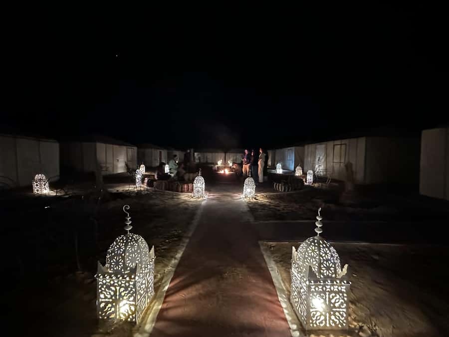 From Marrakech: 3-Day Desert with luxury camp, camel & meals - Camel riding into the Erg Chebbi dunes