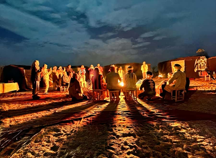 From Marrakech: 3-Day Merzouga and Sahara Desert Tour - A night in the Erg Chebbi camp
