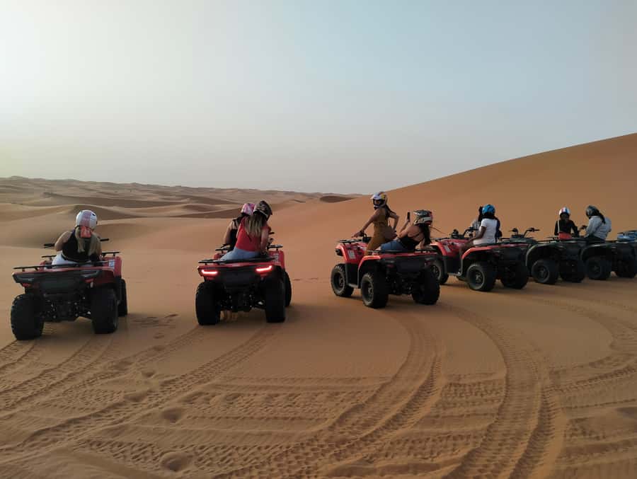 From Marrakech 3 Days Desert Merzouga with Camel & Quad bike - Day two: Todra Gorge, Erfoud, and the Sahara