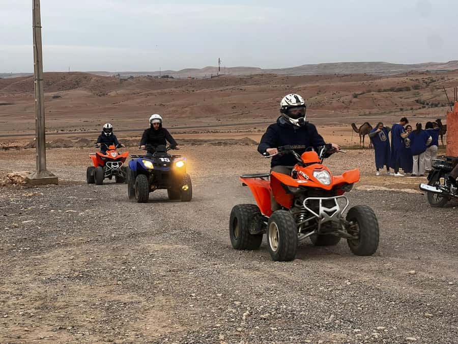 From Marrakech: Agafay Desert Quad Biking Tour with Transfer - Pickup details, cancellation, and language