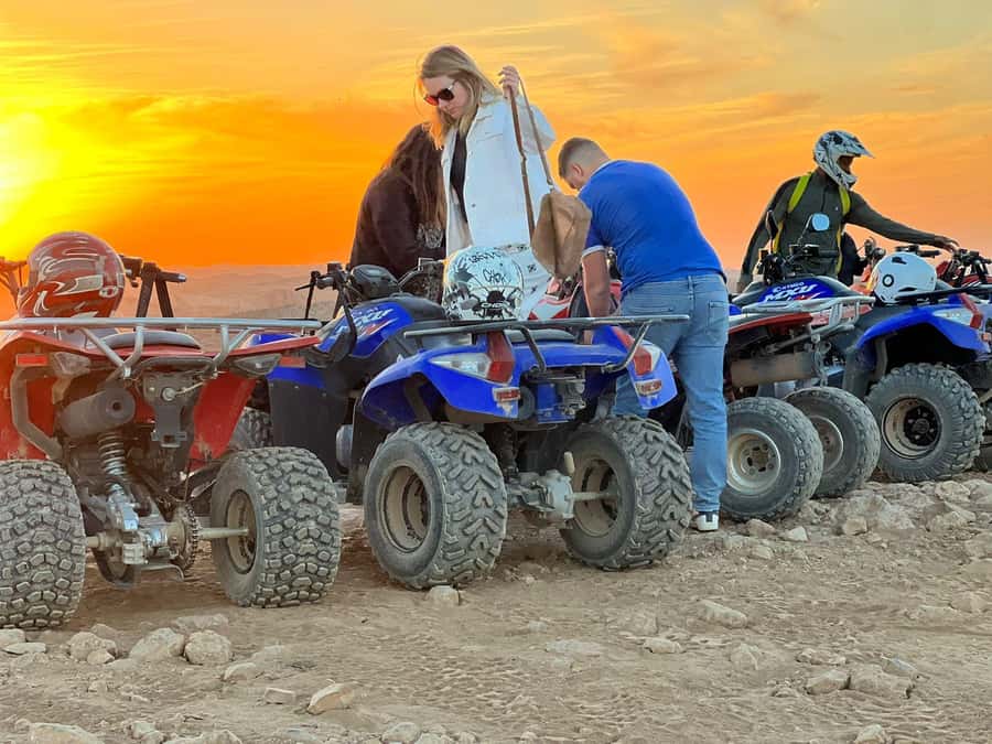 From Marrakech: Agafay Desert Quad Biking Tour with Transfer - Safety briefing, helmets, and goggles