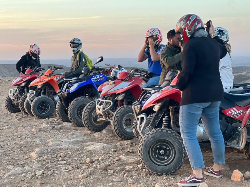 From Marrakech: Agafay Desert Quad Biking Tour with Transfer - The tea stop and Atlas Mountain photo break
