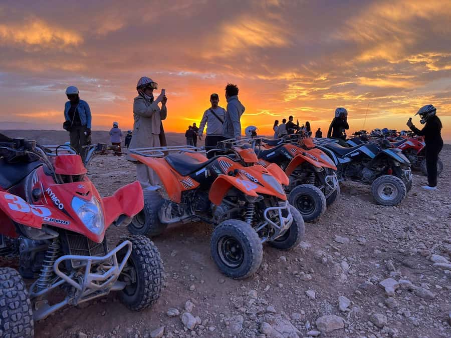 From Marrakech: Agafay Desert Quad Biking Tour with Transfer - The second run, faster sections, and changing terrain