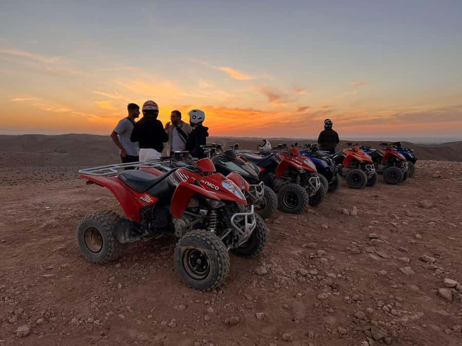 From Marrakech: Agafay Desert Quad Biking Tour with Transfer - What the guide adds to the experience