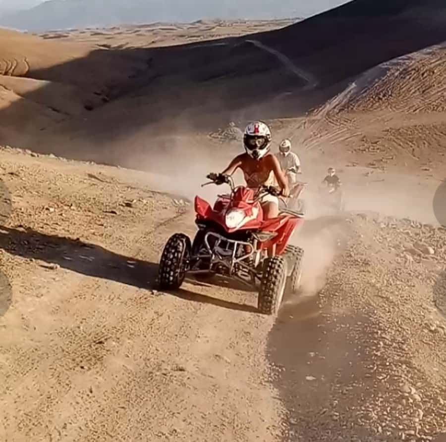From Marrakech: Agafay Desert Quad Biking Tour with Transfer - Leaving Marrakech for Agafay