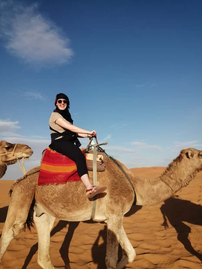 From Marrakech: Agafay Desert Sunset, Camel Ride, and Dinner - The camel ride and sunset timing