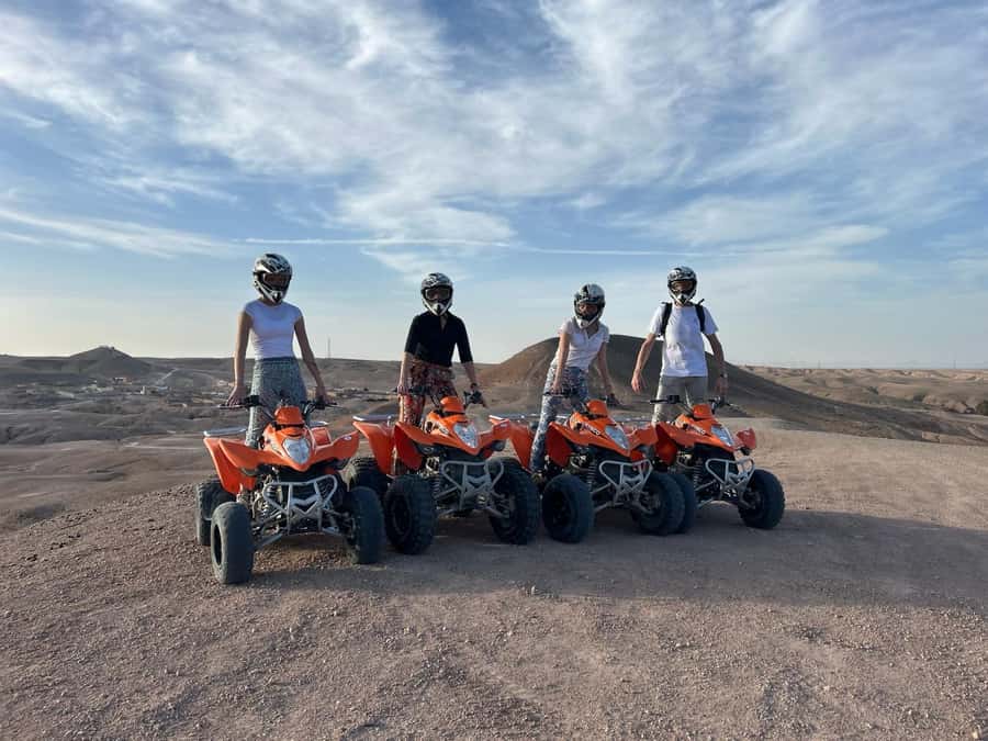 From Marrakech: ATV Quad Bike Tour in Agafay Desert - Photo stops with the High Atlas in view
