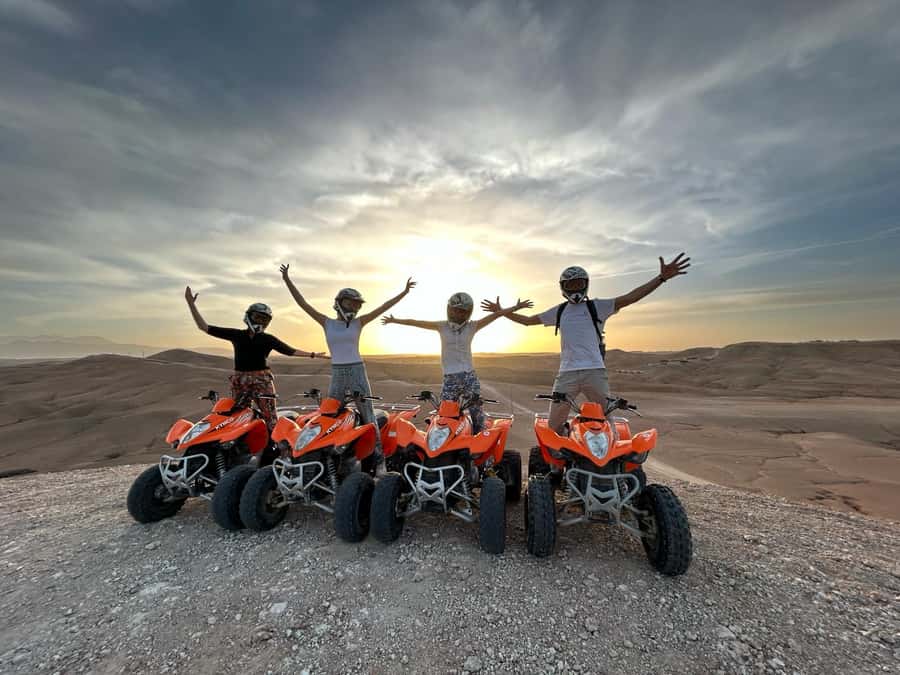 From Marrakech: ATV Quad Bike Tour in Agafay Desert - Riding rocky tracks, hills, and firm dunes