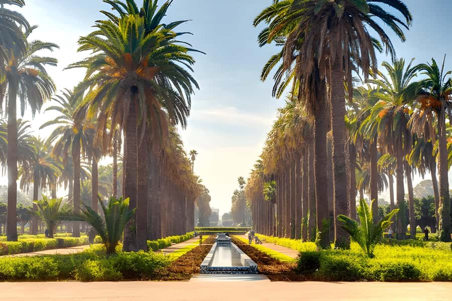 From Marrakech: Casablanca Day Trip by van - Place Mohammed V and United Nations Square
