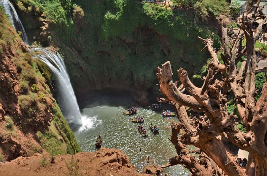 From Marrakech: Day Tour to Ouzoud Waterfalls - Climbing back up and returning to Marrakech