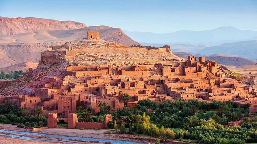 From Marrakech: Excursion to Kasbah Ait Ben Haddou - Crossing the High Atlas on the Tizi n’Tichka road