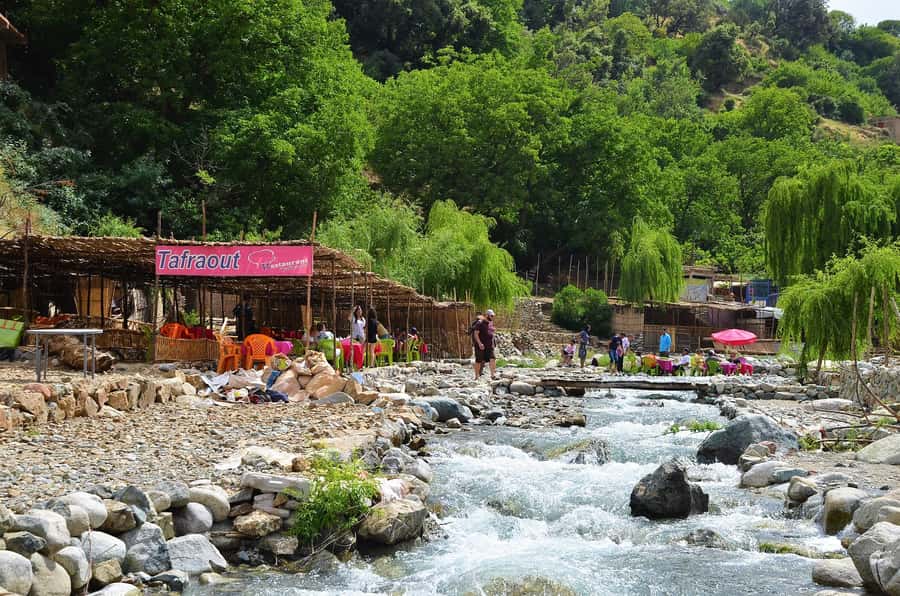 From Marrakech: Ourika Valley & Atlas Mountains Waterfalls - From Marrakech to the foothills of the Atlas Mountains