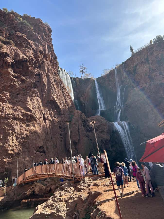 From Marrakech: Ouzoud Waterfalls Guided Hike and Boat Trip - A simple boat ride below the falls