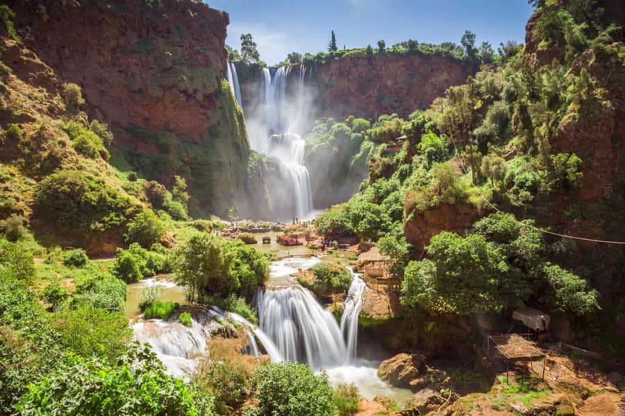 From Marrakech: Ouzoud Waterfalls Guided Tour and Boat Trip - Lunch with tagine and a waterfall view