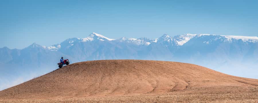 From Marrakech: Premium Agafay Desert Half-Day Quad Biking - What the ride feels like for beginners