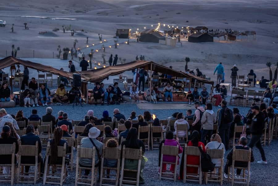 From Marrakech: Sunset Desert Tour with Camel Ride & Dinner - What $51 gets you