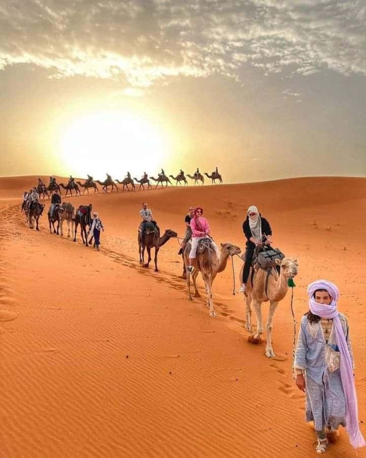 From Merzouga: Overnight Camel Trek over Erg Chebbi Dunes - Crossing Erg Chebbi by camel