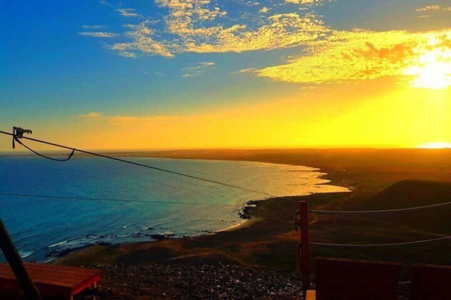 From Santa Maria: Sal island Zipline Experience (Official) - Reaching the Serra Negra launch point
