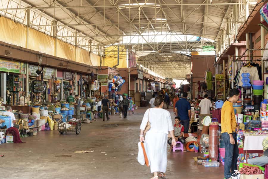 From Taghazout or Agadir: Souk El Had Guided Tour in Agadir - Entering a market with 6,000 shops