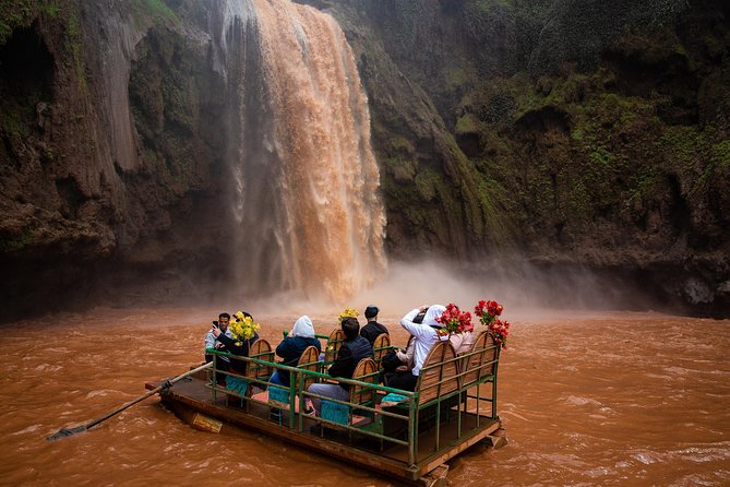 Full Day Trip To Ouzoud Waterfalls From Marrakech & Boat Tour - Lunch beside the water, and what to expect from the meal