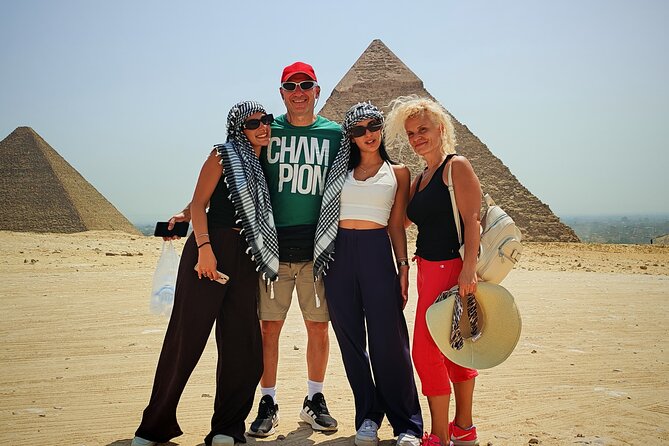 Giza pyramids all inclusive lunch, fees,camel&inside 3rd pyramid - Lunch with pyramid views