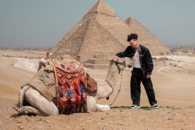 Giza Pyramids Photoshoot with Jumping Horse, Camel and Sphinx - Who will enjoy this most