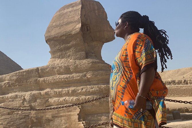 Giza Pyramids, Ride a Camel, Sphinx, Egyptian Museum& Bazaar, Lunch is included. - Giza at 8 am: the day’s strongest opening