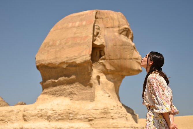 Giza Pyramids, Sphinx, Saqqara and Memphis Full-Day Cairo Tour - The panoramic viewpoint and camel option