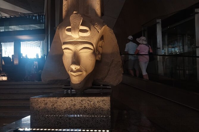 Grand Egyptian Museum, Grand staircase, New Galleries, and lunch. - A simple lunch of familiar Egyptian dishes