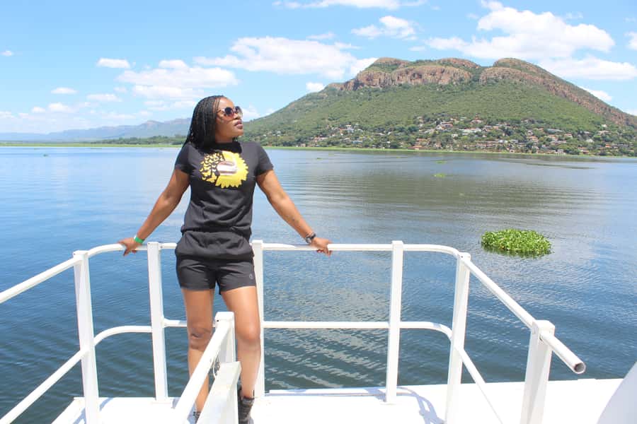 Hartbeespoort Dam: The Luxury Alba Boat Cruise with Food - Inside the fully glazed Alba