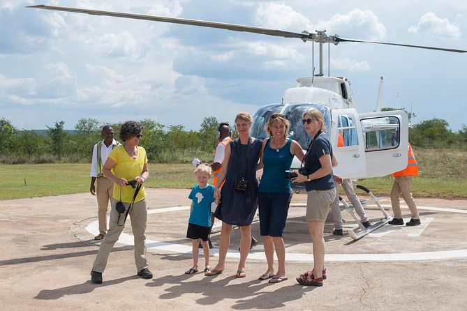 Helicopter Scenic Flight over Victoria Falls 12-13 minutes Flight - The short transfer to the helipad