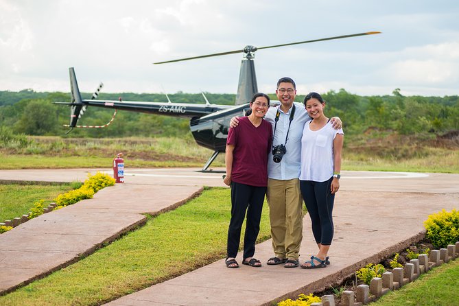 Helicopter Scenic Flight over Victoria Falls 25-27 Minutes Game - The longer route over the river and park