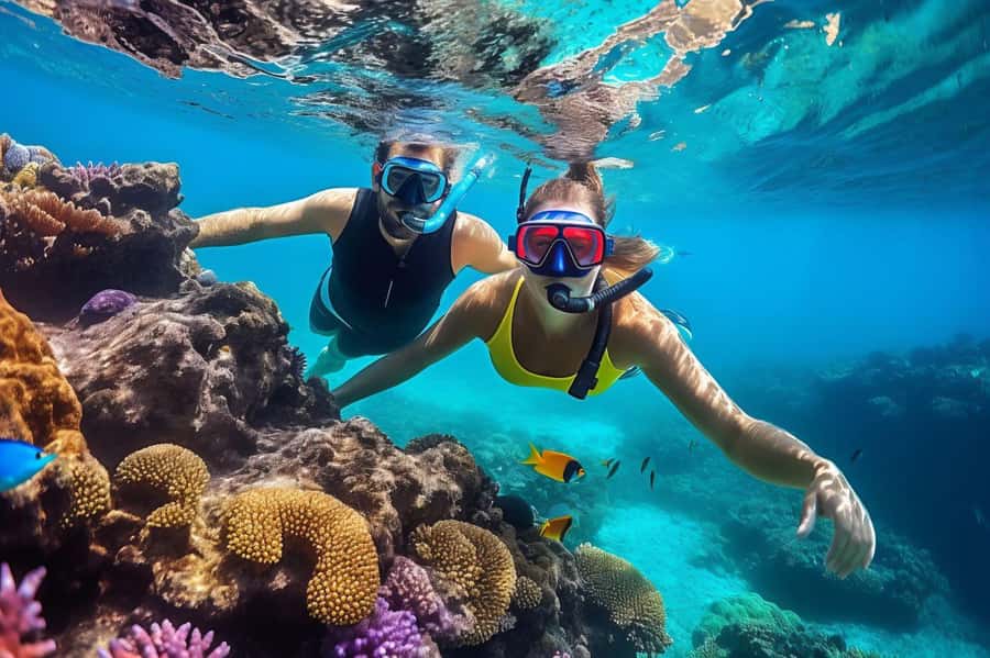 Hurghada: 3 Islands, Dolphins & Snorkel Yacht Trip w/ Lunch - Three Red Sea islands in one well-packed day