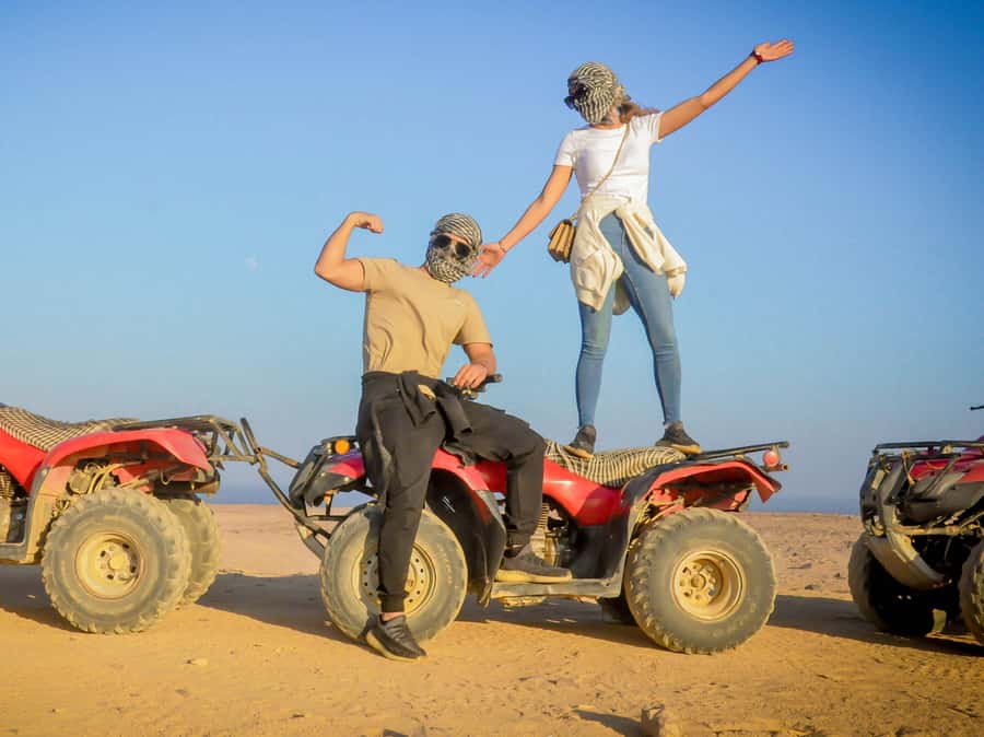 Hurghada: ATV Safari Tour with Camel Ride - Riding through valleys, plains, and dunes