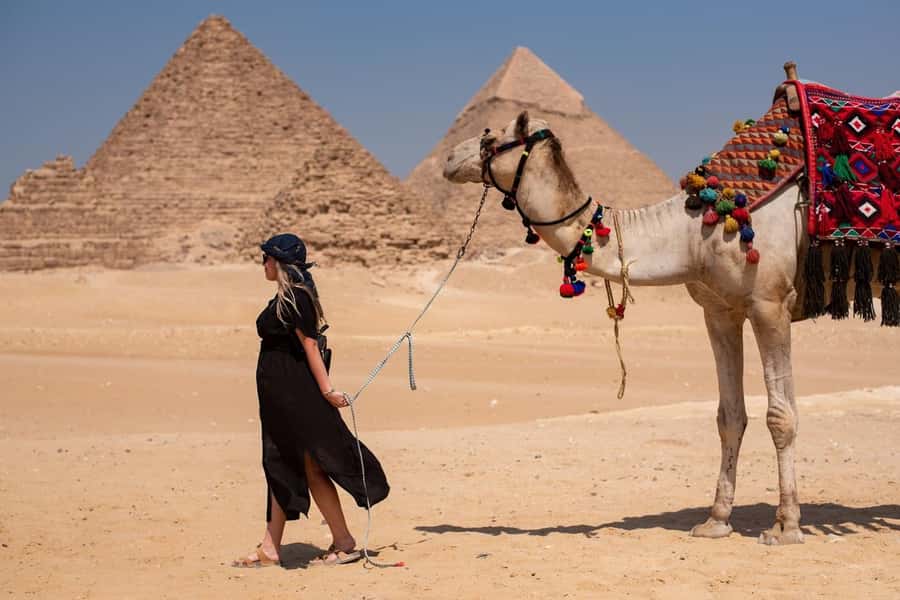 Hurghada: Cairo Pyramids, Sphinx, Museum & Bazaar Day Tour - The Egyptian Museum and its royal treasures