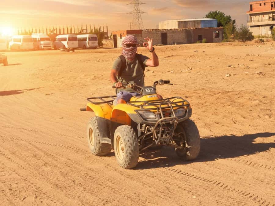Hurghada: Desert Quad Bike Camel Ride with Optional GoPro - Choosing between the fast and steady groups