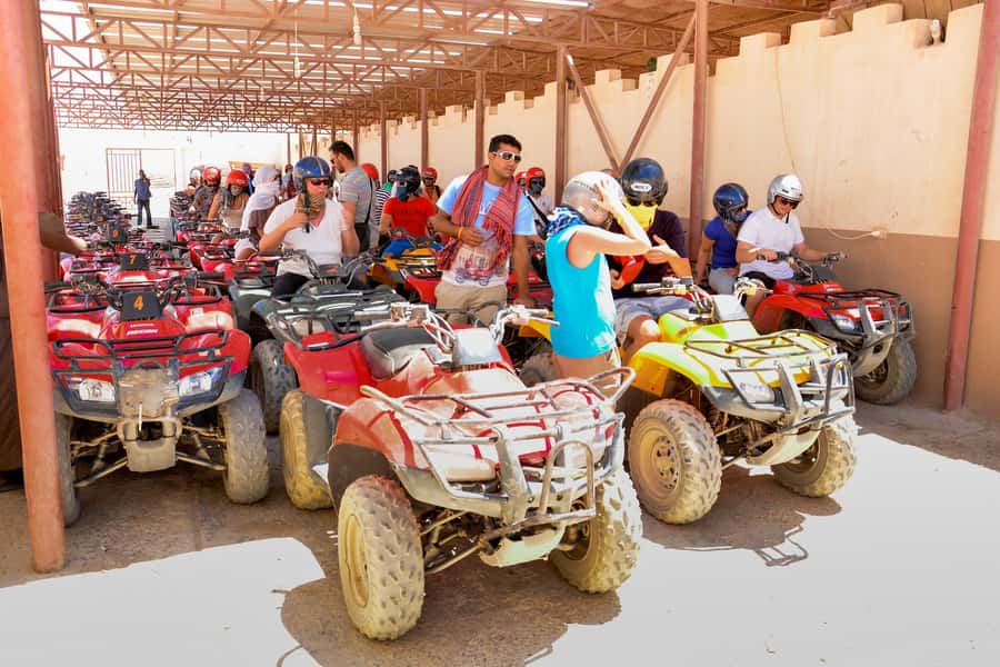 Hurghada: Full-Day Quad & Camel Ride, Stargazing, & Dinner - Sunset dinner, Tanura, and belly dancing
